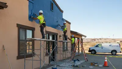 Bakersfield, CA painters providing professional house painting services