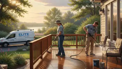 Professional deck painting in Bakersfield, CA for durable outdoor protection and curb appeal