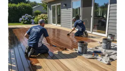 Professional deck painting in Bakersfield, CA for durable outdoor protection and curb appeal
