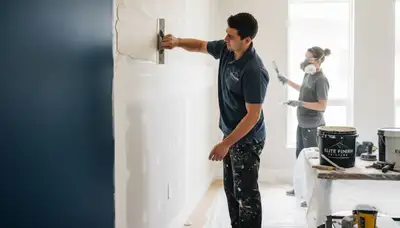 Drywall repair in Bakersfield, CA for cracks and holes by Bakersfield Paint Pros