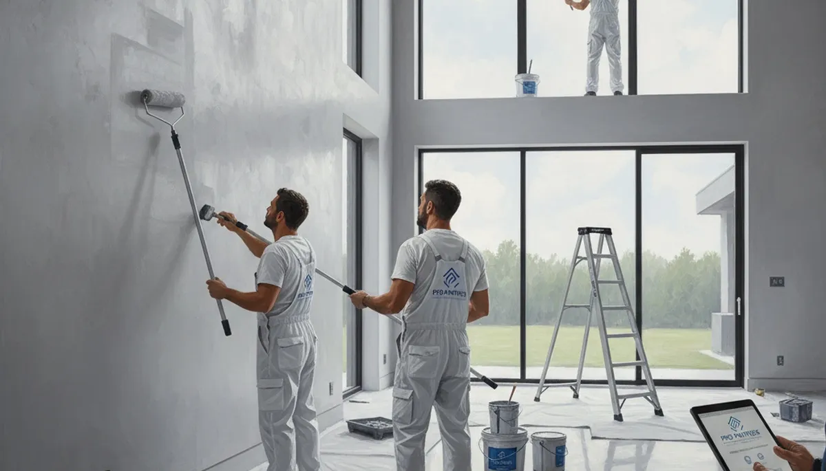 Interior house painting service in Bakersfield, CA for durable, dust-resistant wall finishes