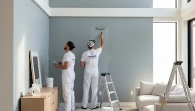 Interior house painting in Bakersfield, CA by Bakersfield Paint Pros with clean, durable wall finishes