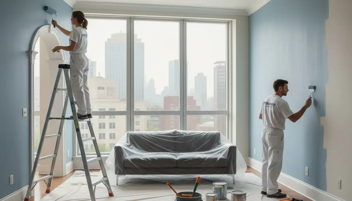 Interior house painting in Bakersfield, CA by Bakersfield Paint Pros for durable, dust-resistant finishes