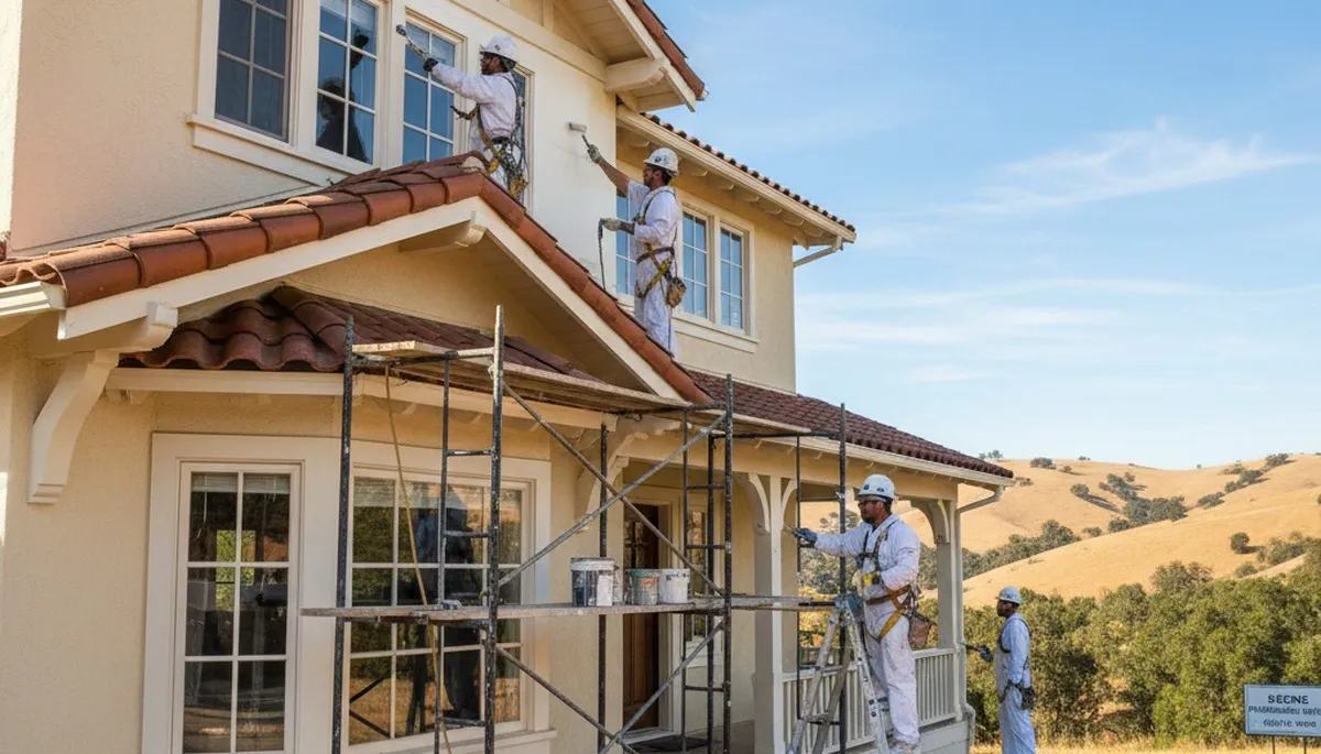 Bakersfield, CA painting contractor showcasing professional residential painting services