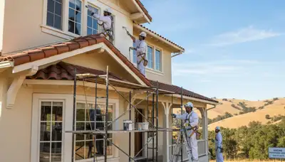 Bakersfield, CA painting contractor showcasing professional residential painting services