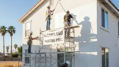 Bakersfield, CA painting company team providing professional interior and exterior house painting services