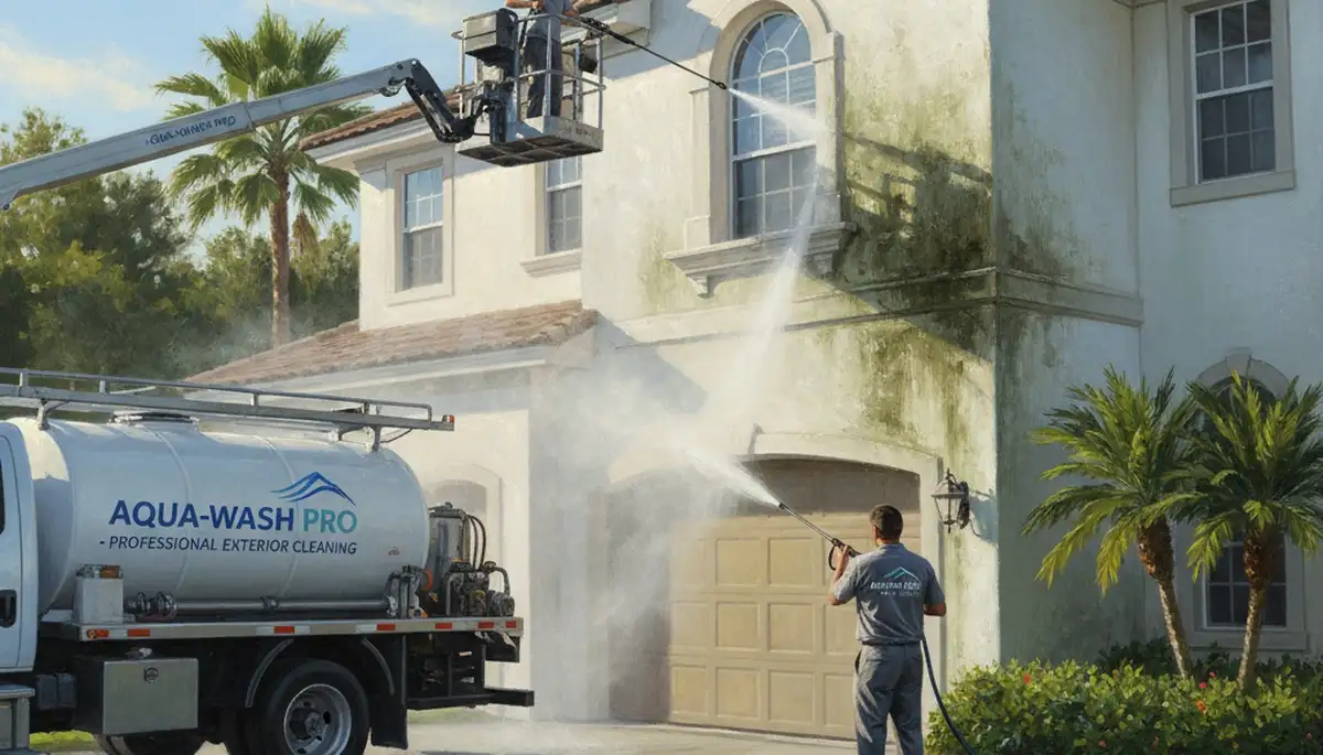 Pressure cleaning service in Bakersfield, CA for removing dust and grime from exterior surfaces