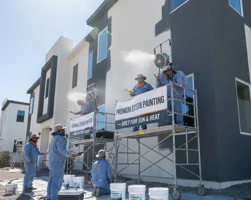 Exterior painting for Bakersfield, CA homes built to resist strong sun and heat